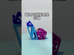 OEM الحيوانات المغناطيسية كتلة بناء البلاط القشري الصغير على شكل للأطفال