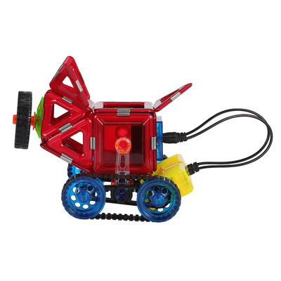 شراء الأطفال 3D البلاط المغناطيسي التحكم عن بعد السيارة المحرك عربة الخنزير الكتل المغناطيسية online manufacture