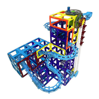 شراء أطفال مبدعين مجموعة مسارات بناء مغناطيسية ، مسارات سيارات ألعاب مغناطيسية OEM ODM online manufacture
